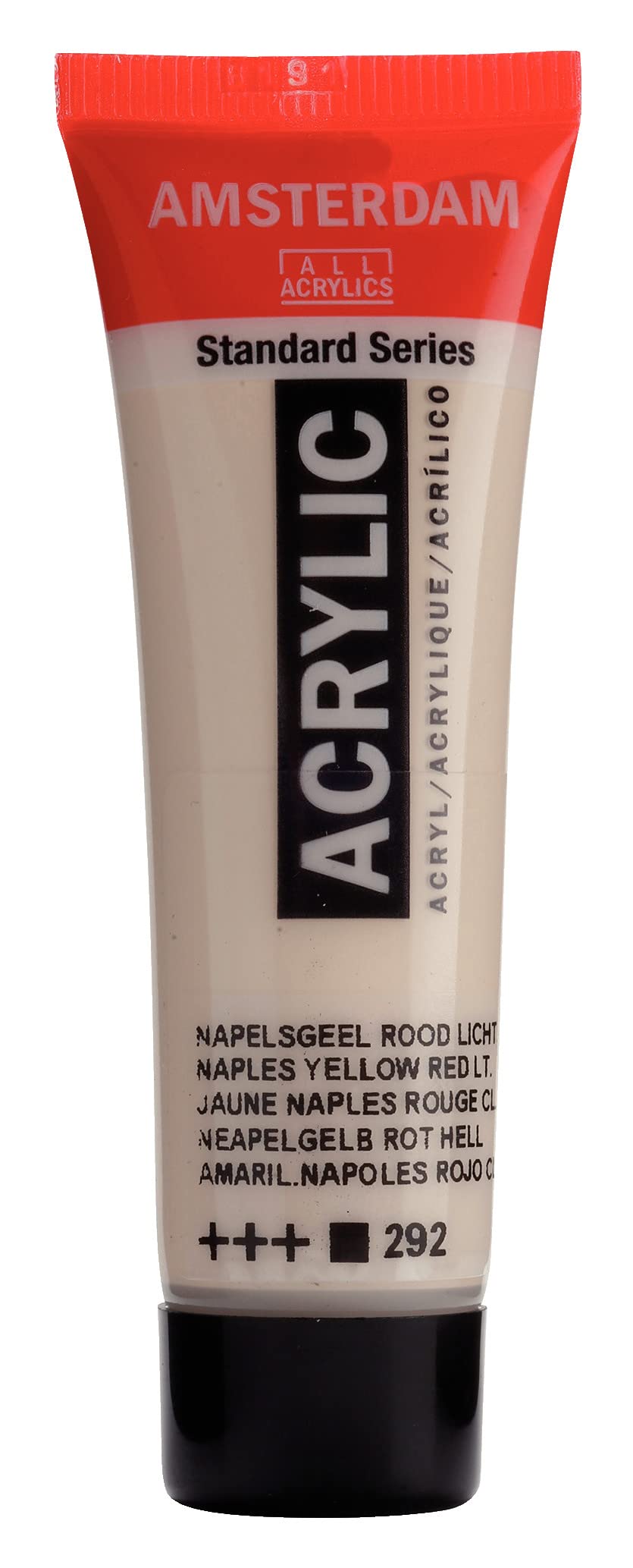 Amsterdam Standard Series Acrylic Paint Tube, Oxide Black 735, 4 fl oz | Vibrant Color with Acrylic Resin Binder, High Lightfastness, Water-Based, Strong Coverage, Visible Brush Strokes