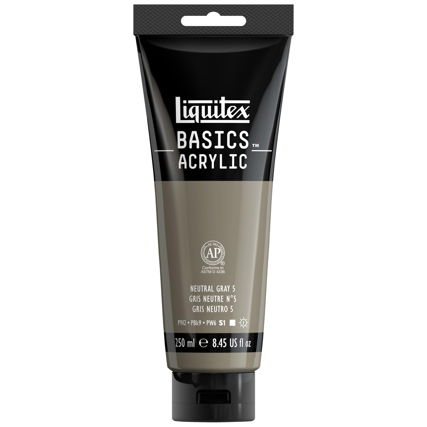 Liquitex BASICS Acrylic Paint, 250ml (8.5-oz) Tube, Cadmium Red Medium Hue