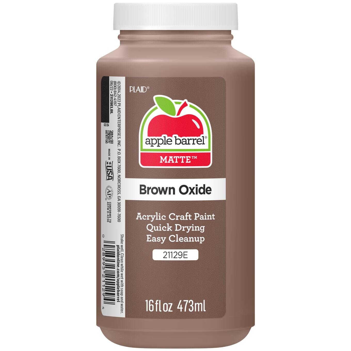 Apple Barrel Acrylic Paint in Assorted Colors (16 Ounce), 21142 Cobalt Blue