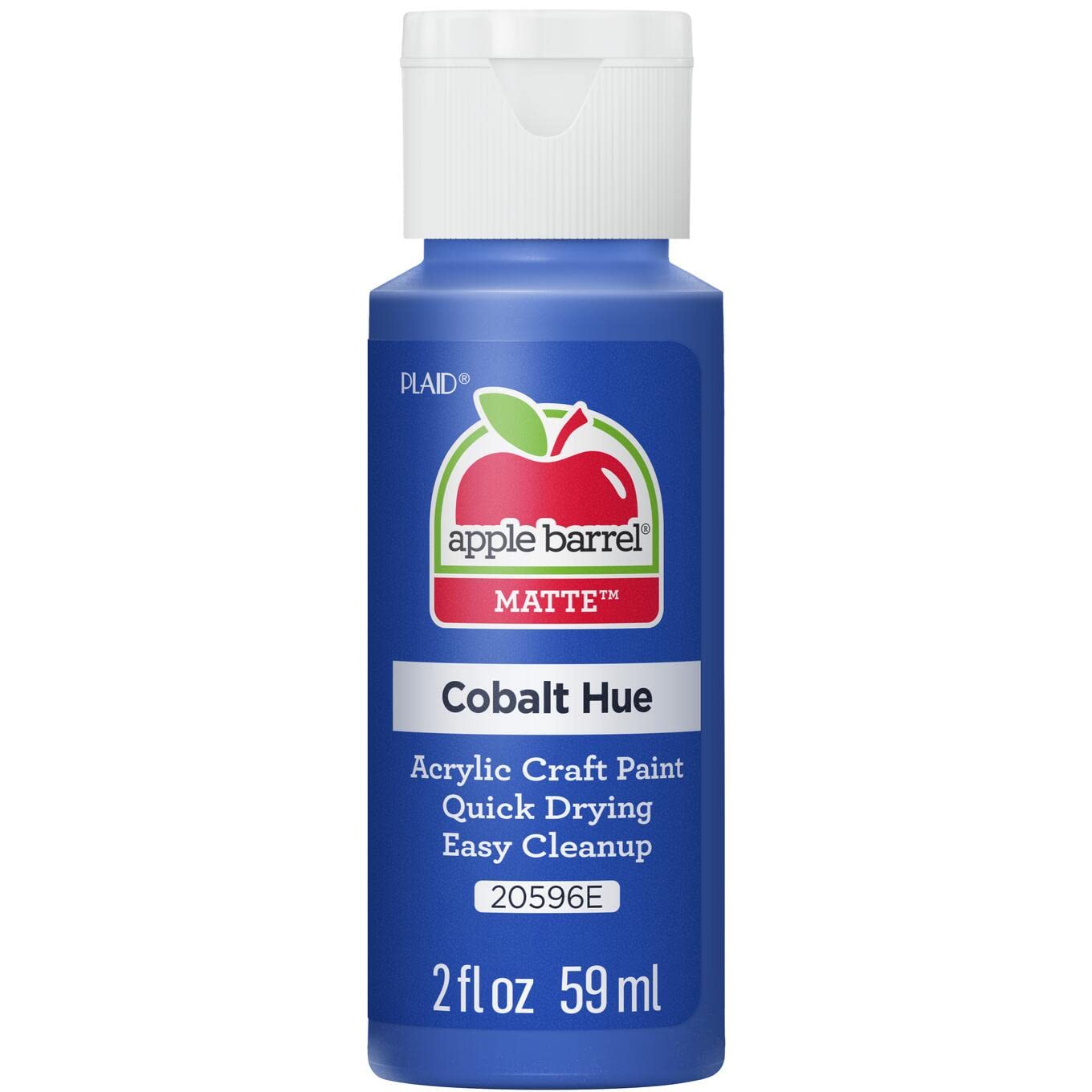 Apple Barrel Acrylic Paint in Assorted Colors (2 Ounce), 20503 White