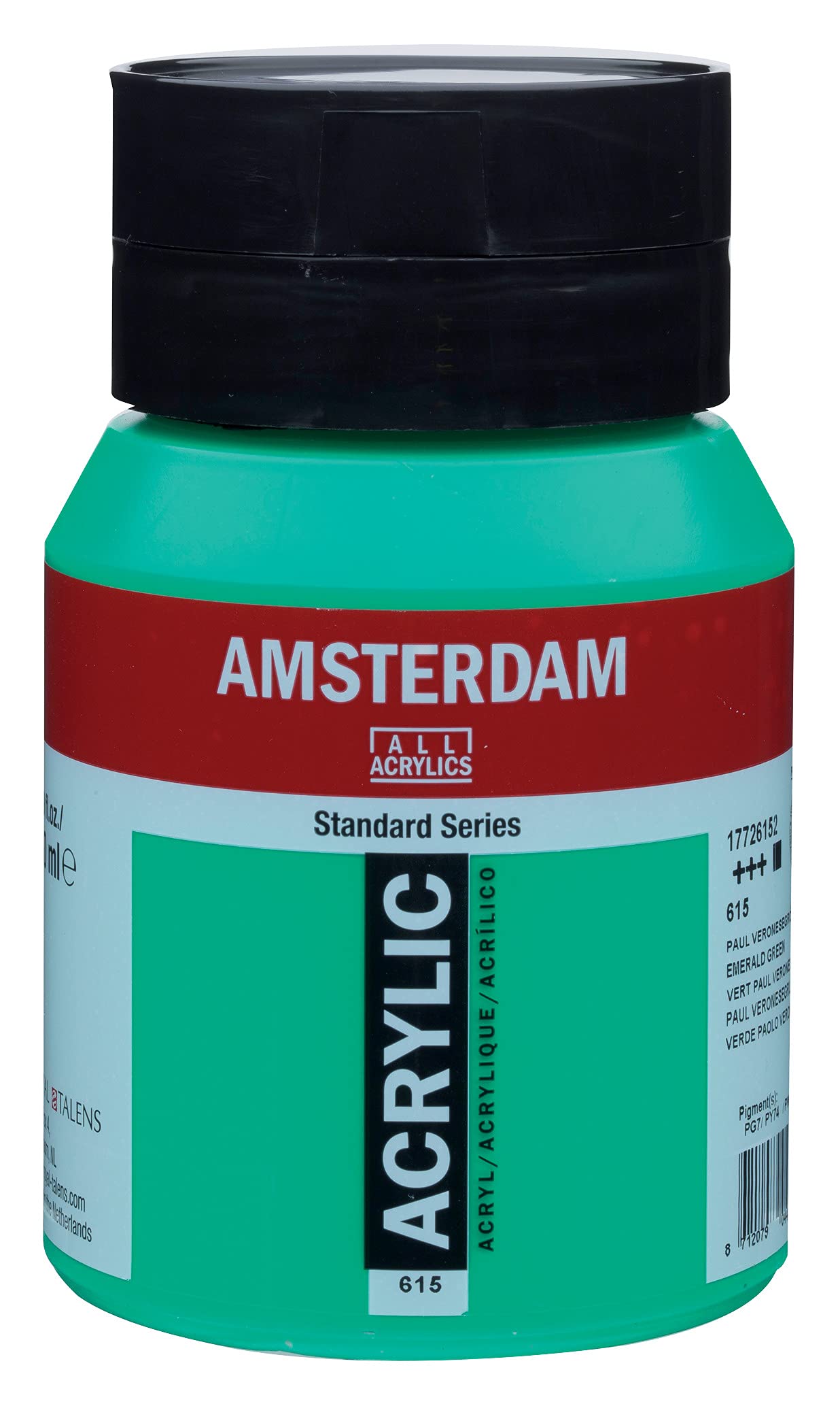 Amsterdam Standard Series Acrylic Paint Tube, Oxide Black 735, 4 fl oz | Vibrant Color with Acrylic Resin Binder, High Lightfastness, Water-Based, Strong Coverage, Visible Brush Strokes