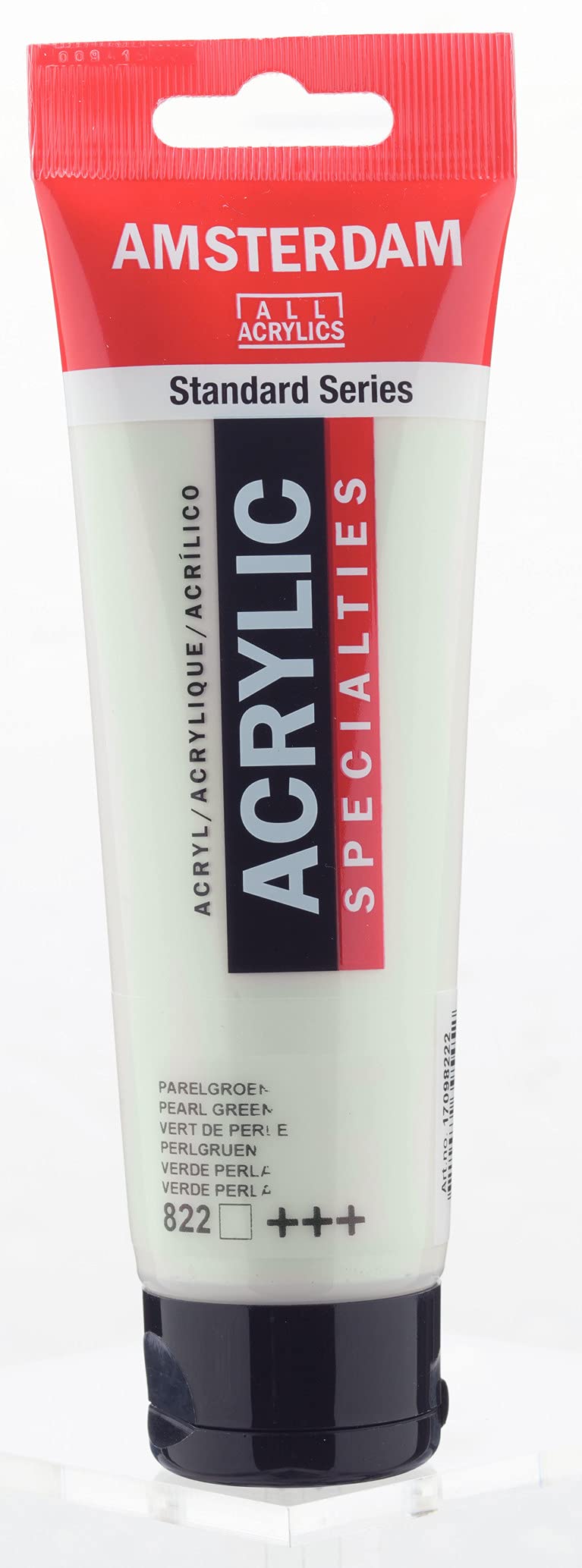 Amsterdam Standard Series Acrylic Paint Tube, Oxide Black 735, 4 fl oz | Vibrant Color with Acrylic Resin Binder, High Lightfastness, Water-Based, Strong Coverage, Visible Brush Strokes