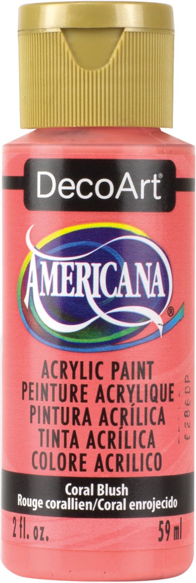 DecoArt Americana Acrylic Paint Set – Popular Colors, 18 Bottles (2 fl oz) – Art and Craft Acrylic Paints for Canvas, Wood, and More