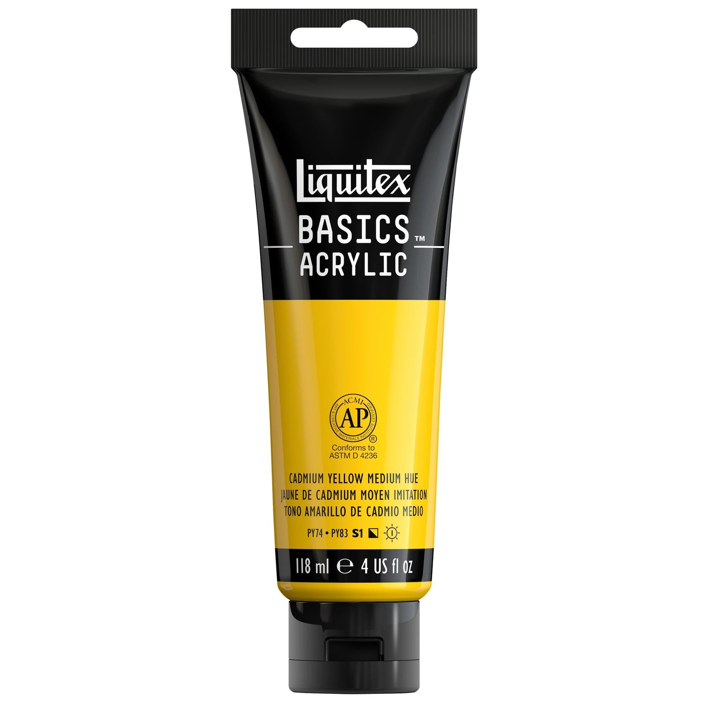 Liquitex BASICS Acrylic Paint, 250ml (8.5-oz) Tube, Cadmium Red Medium Hue