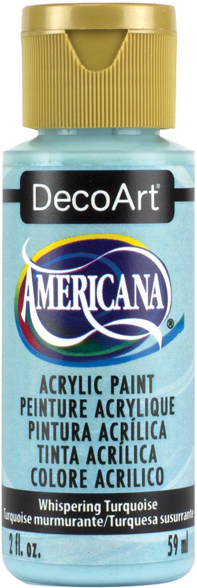 DecoArt Americana Acrylic Paint Set – Popular Colors, 18 Bottles (2 fl oz) – Art and Craft Acrylic Paints for Canvas, Wood, and More