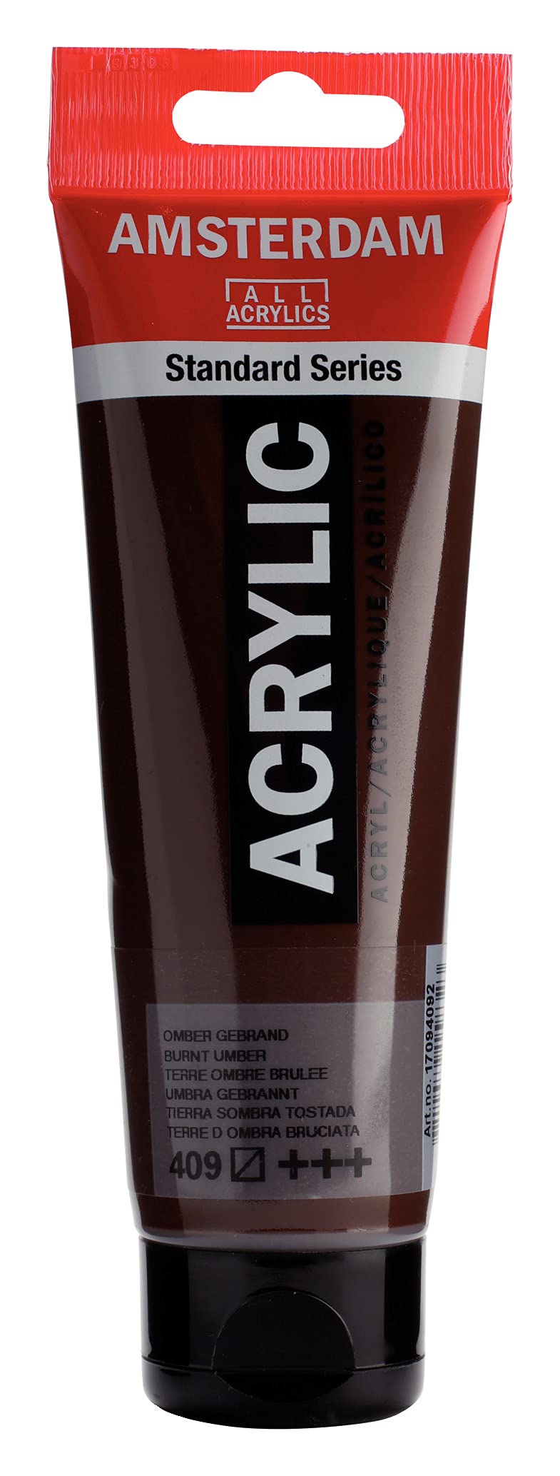 Amsterdam Standard Series Acrylic Paint Tube, Oxide Black 735, 4 fl oz | Vibrant Color with Acrylic Resin Binder, High Lightfastness, Water-Based, Strong Coverage, Visible Brush Strokes