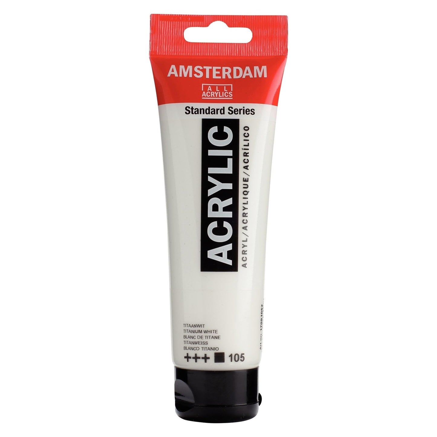 Amsterdam Standard Series Acrylic Paint Tube, Oxide Black 735, 4 fl oz | Vibrant Color with Acrylic Resin Binder, High Lightfastness, Water-Based, Strong Coverage, Visible Brush Strokes