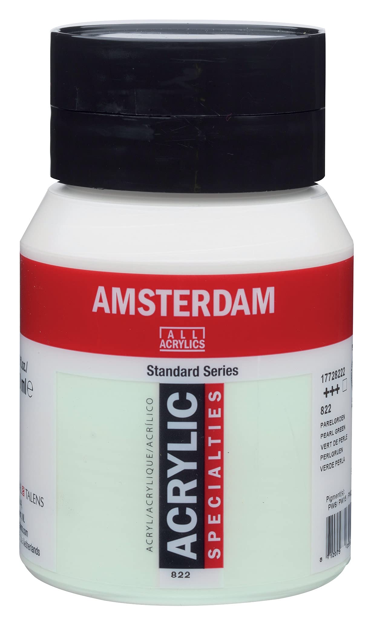 Amsterdam Standard Series Acrylic Paint Tube, Oxide Black 735, 4 fl oz | Vibrant Color with Acrylic Resin Binder, High Lightfastness, Water-Based, Strong Coverage, Visible Brush Strokes