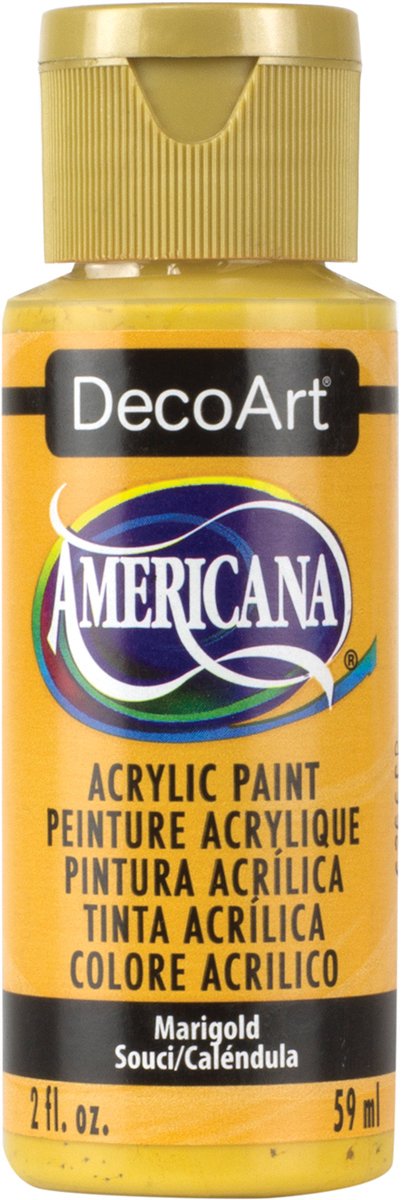 DecoArt Americana Acrylic Paint Set – Popular Colors, 18 Bottles (2 fl oz) – Art and Craft Acrylic Paints for Canvas, Wood, and More
