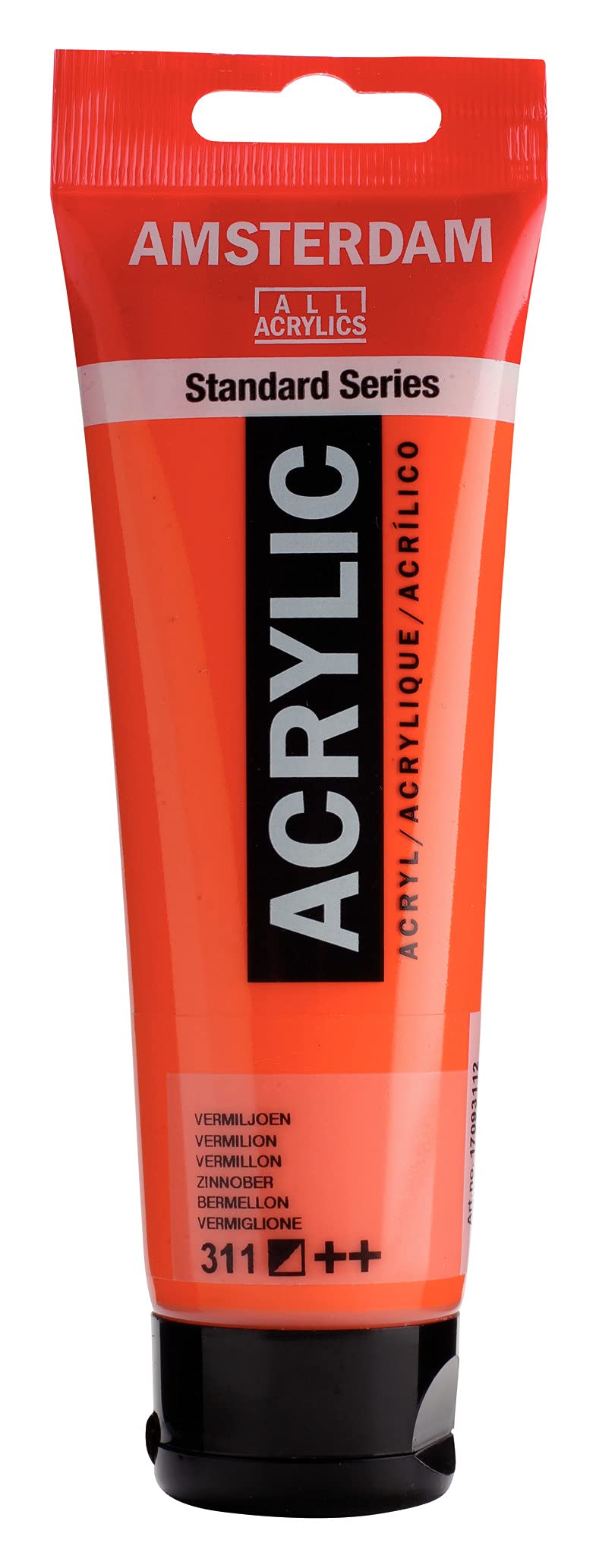 Amsterdam Standard Series Acrylic Paint Tube, Oxide Black 735, 4 fl oz | Vibrant Color with Acrylic Resin Binder, High Lightfastness, Water-Based, Strong Coverage, Visible Brush Strokes