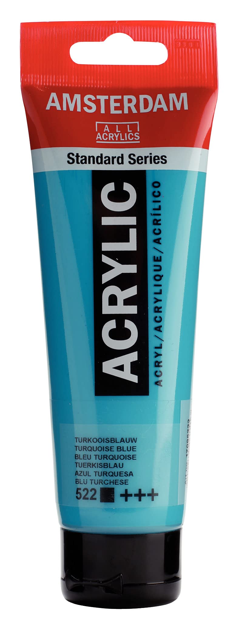 Amsterdam Standard Series Acrylic Paint Tube, Oxide Black 735, 4 fl oz | Vibrant Color with Acrylic Resin Binder, High Lightfastness, Water-Based, Strong Coverage, Visible Brush Strokes