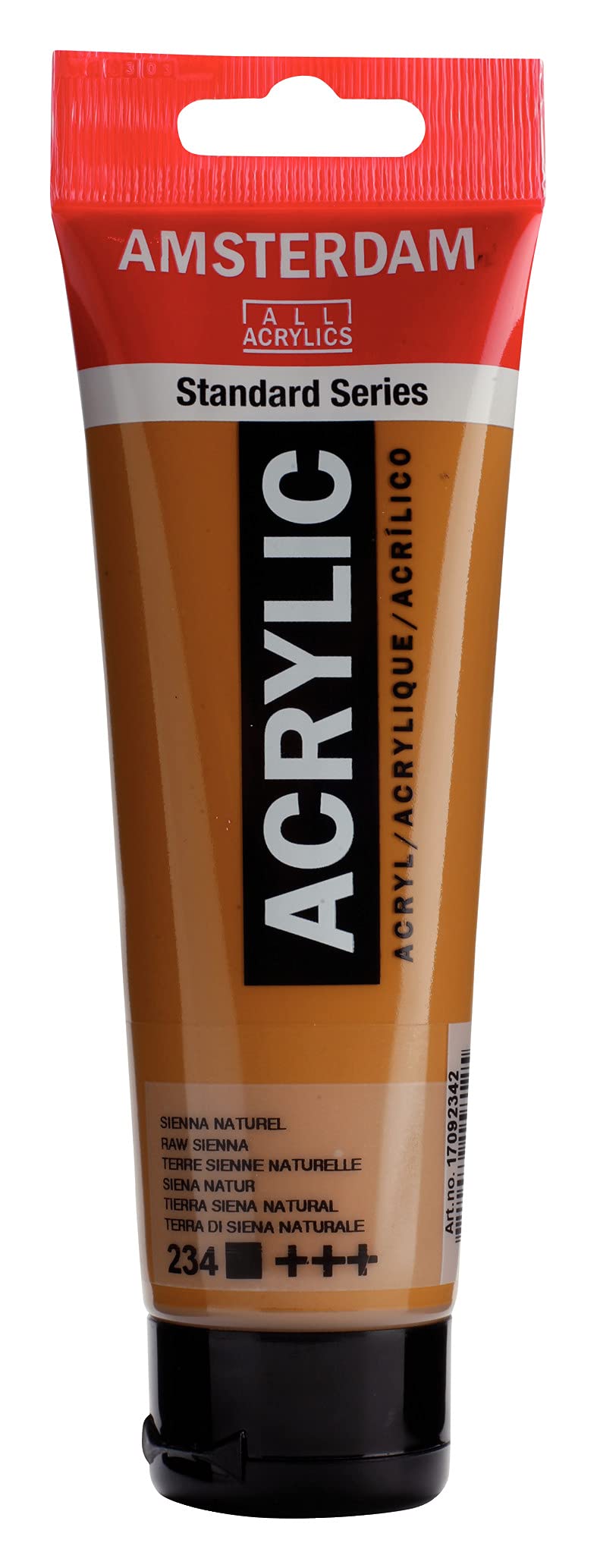 Amsterdam Standard Series Acrylic Paint Tube, Oxide Black 735, 4 fl oz | Vibrant Color with Acrylic Resin Binder, High Lightfastness, Water-Based, Strong Coverage, Visible Brush Strokes