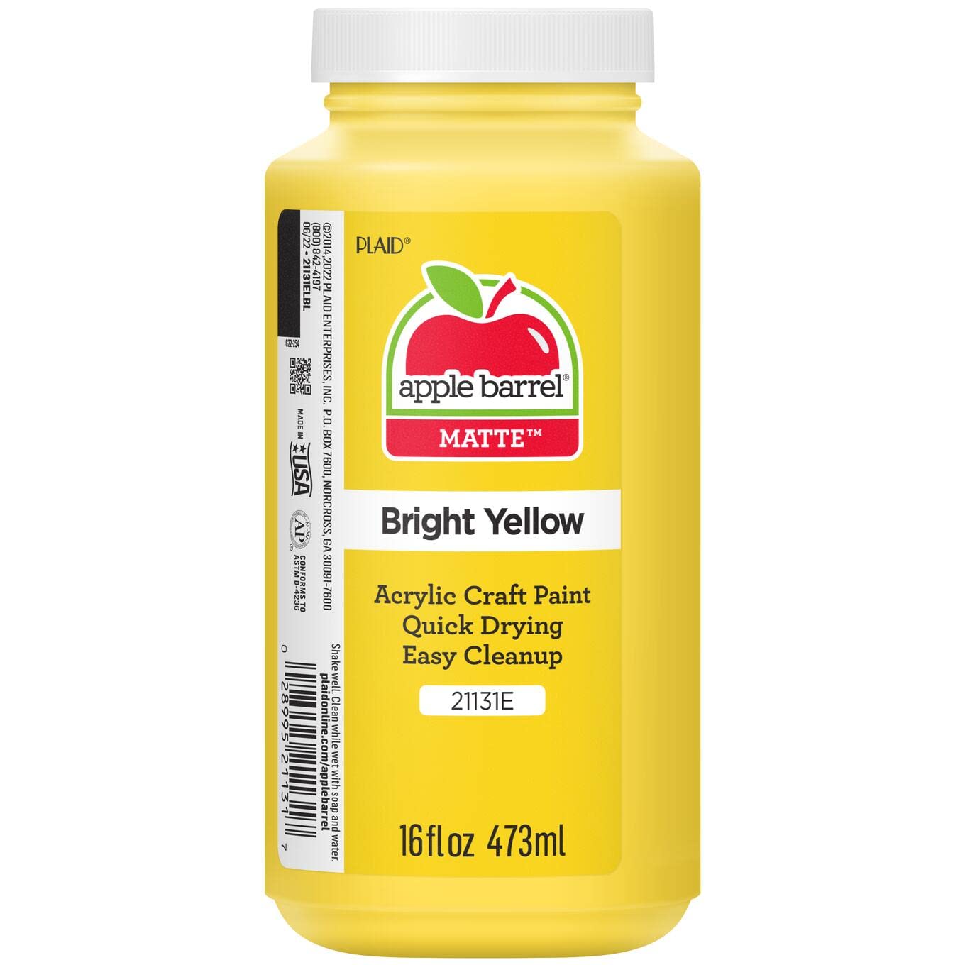 Apple Barrel Acrylic Paint in Assorted Colors (16 Ounce), 21142 Cobalt Blue