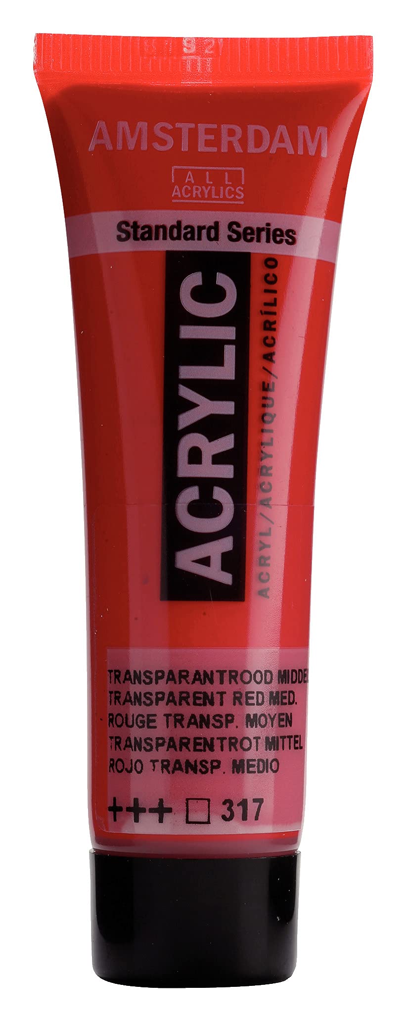 Amsterdam Standard Series Acrylic Paint Tube, Oxide Black 735, 4 fl oz | Vibrant Color with Acrylic Resin Binder, High Lightfastness, Water-Based, Strong Coverage, Visible Brush Strokes
