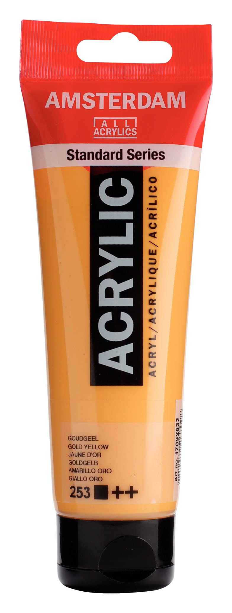 Amsterdam Standard Series Acrylic Paint Tube, Oxide Black 735, 4 fl oz | Vibrant Color with Acrylic Resin Binder, High Lightfastness, Water-Based, Strong Coverage, Visible Brush Strokes