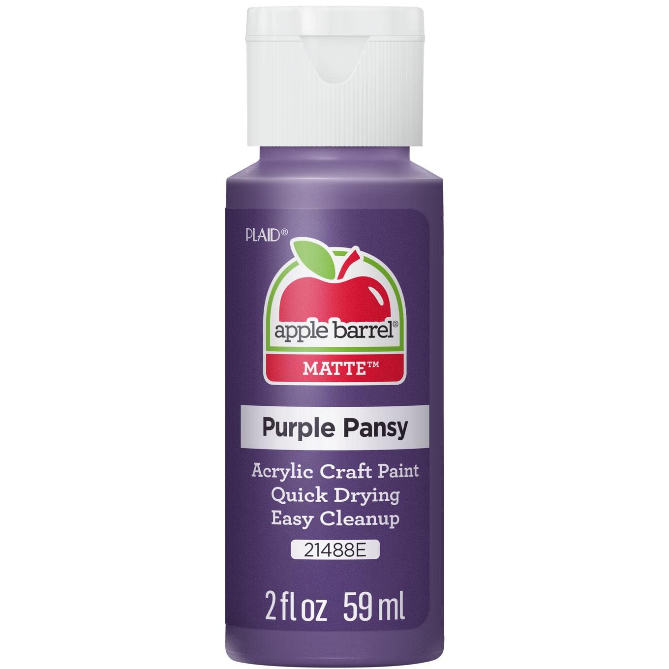 Apple Barrel Acrylic Paint in Assorted Colors (2 Ounce), 20503 White