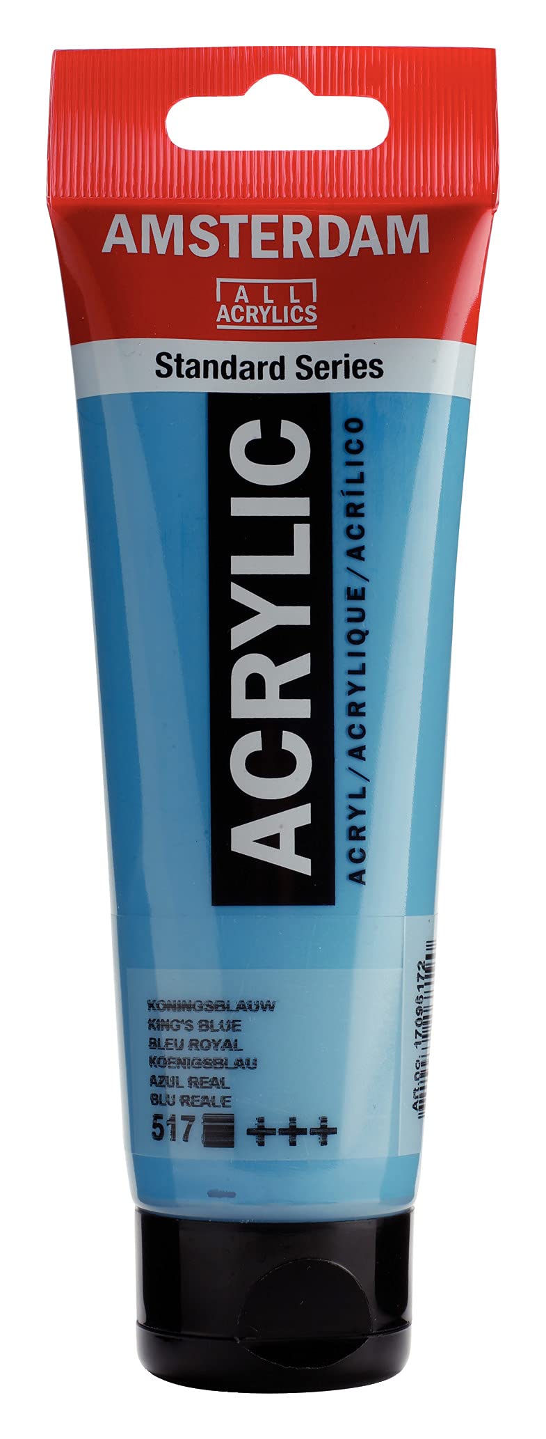 Amsterdam Standard Series Acrylic Paint Tube, Oxide Black 735, 4 fl oz | Vibrant Color with Acrylic Resin Binder, High Lightfastness, Water-Based, Strong Coverage, Visible Brush Strokes