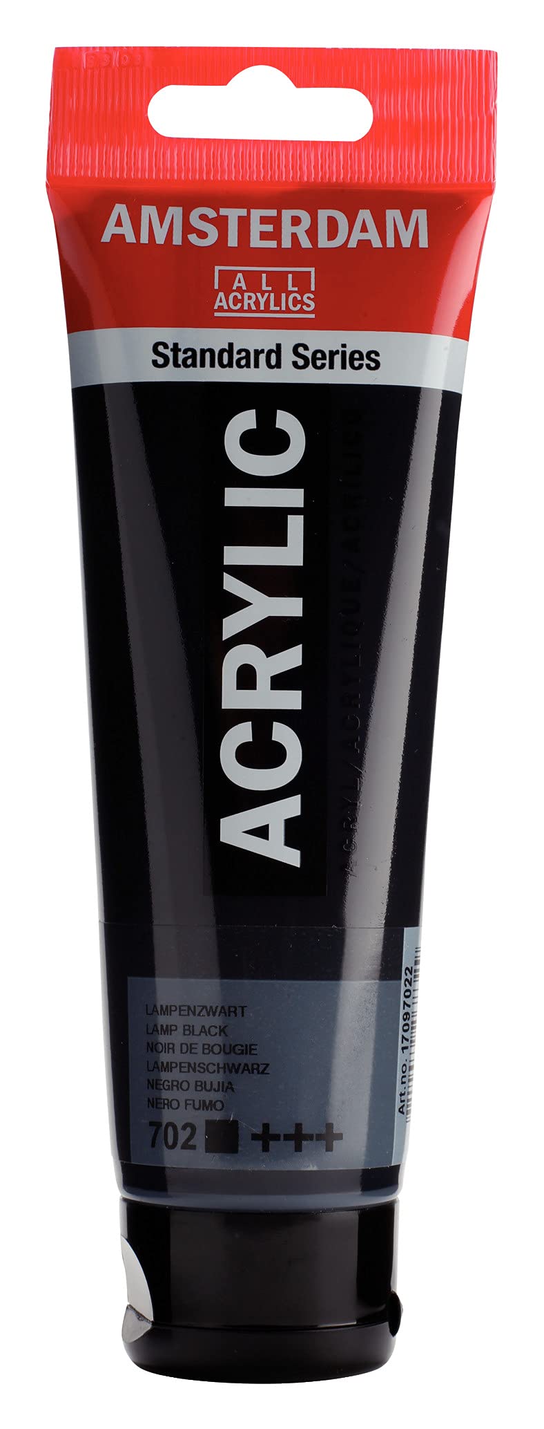 Amsterdam Standard Series Acrylic Paint Tube, Oxide Black 735, 4 fl oz | Vibrant Color with Acrylic Resin Binder, High Lightfastness, Water-Based, Strong Coverage, Visible Brush Strokes
