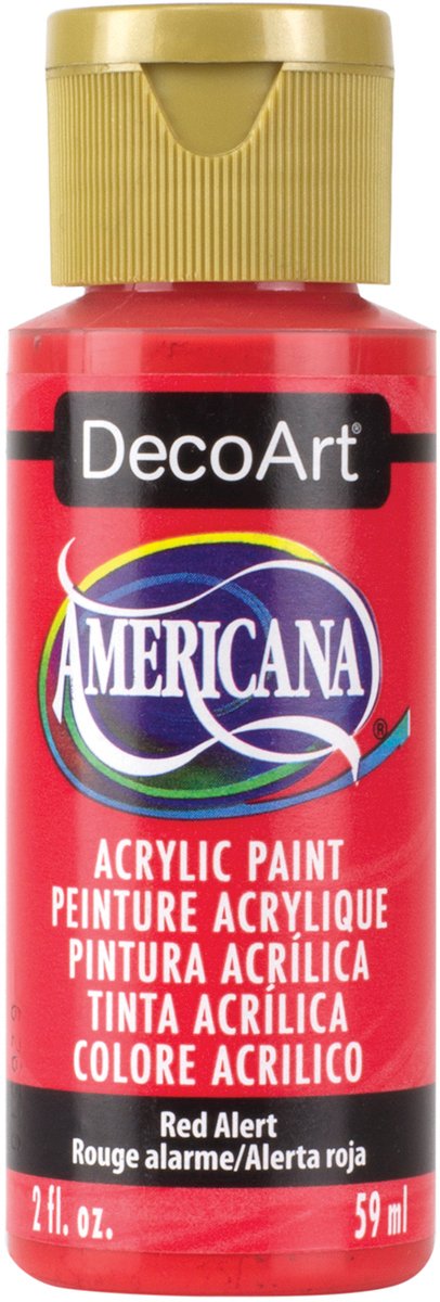 DecoArt Americana Acrylic Paint Set – Popular Colors, 18 Bottles (2 fl oz) – Art and Craft Acrylic Paints for Canvas, Wood, and More