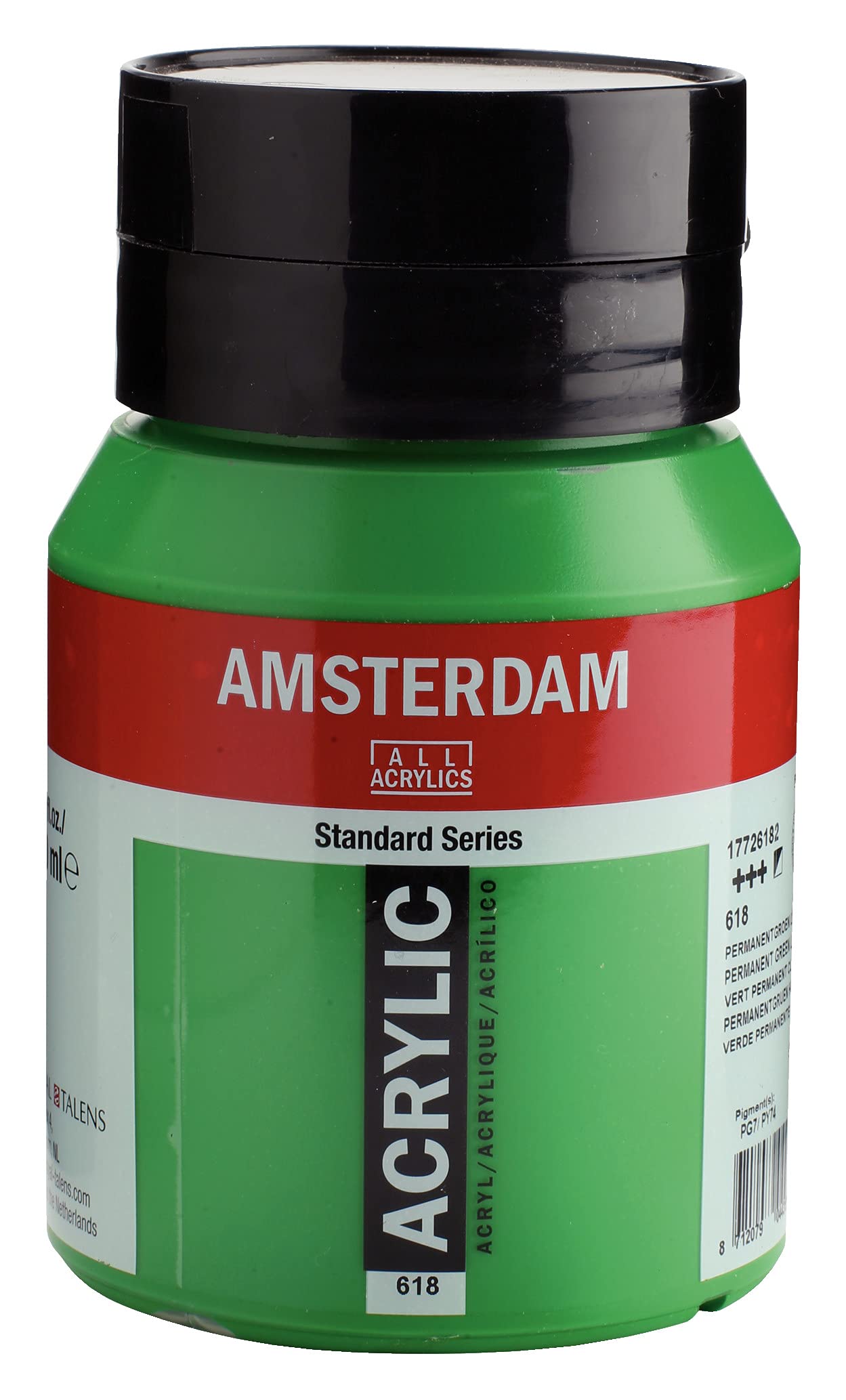 Amsterdam Standard Series Acrylic Paint Tube, Oxide Black 735, 4 fl oz | Vibrant Color with Acrylic Resin Binder, High Lightfastness, Water-Based, Strong Coverage, Visible Brush Strokes