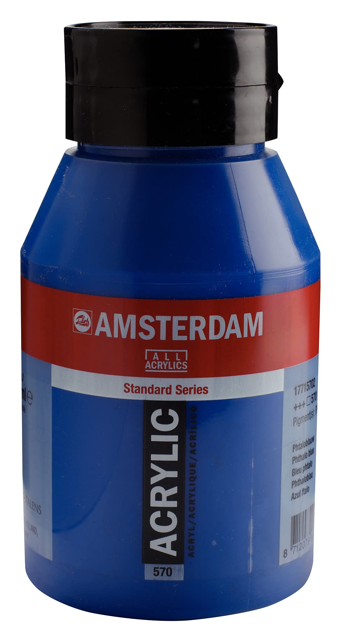 Amsterdam Standard Series Acrylic Paint Tube, Oxide Black 735, 4 fl oz | Vibrant Color with Acrylic Resin Binder, High Lightfastness, Water-Based, Strong Coverage, Visible Brush Strokes