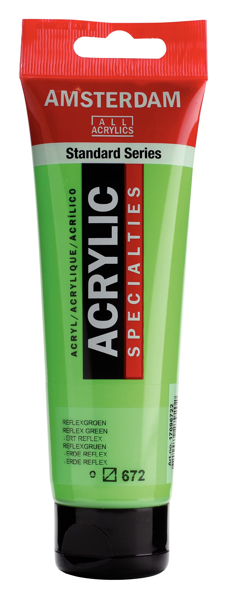 Amsterdam Standard Series Acrylic Paint Tube, Oxide Black 735, 4 fl oz | Vibrant Color with Acrylic Resin Binder, High Lightfastness, Water-Based, Strong Coverage, Visible Brush Strokes