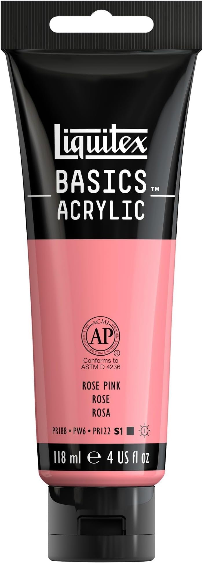 Liquitex BASICS Acrylic Paint, 250ml (8.5-oz) Tube, Cadmium Red Medium Hue
