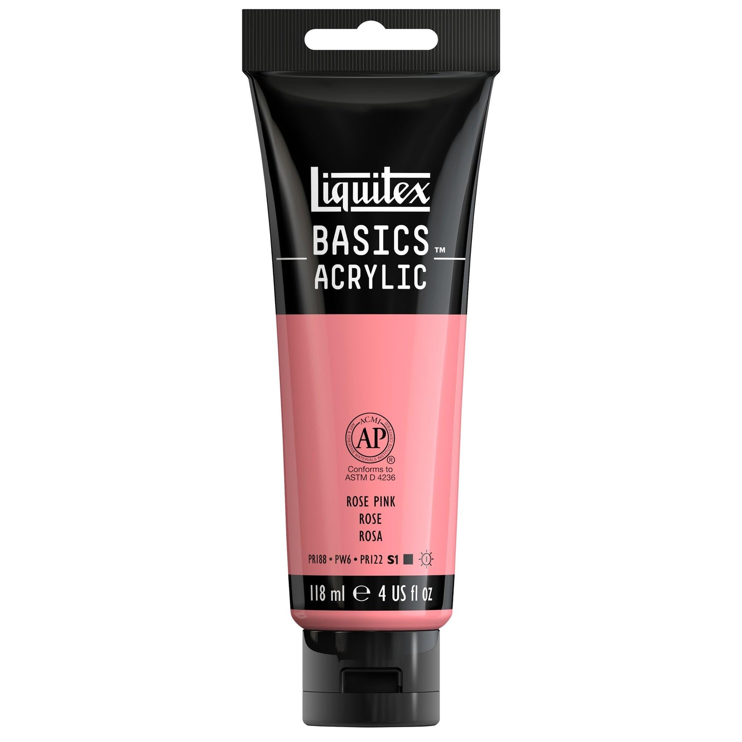 Liquitex BASICS Acrylic Paint, 250ml (8.5-oz) Tube, Cadmium Red Medium Hue