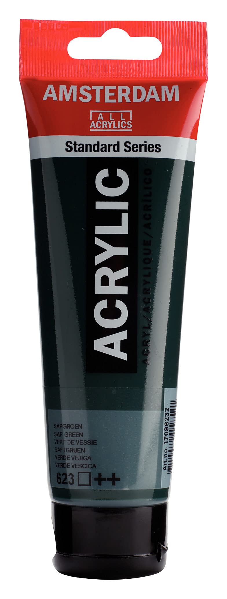 Amsterdam Standard Series Acrylic Paint Tube, Oxide Black 735, 4 fl oz | Vibrant Color with Acrylic Resin Binder, High Lightfastness, Water-Based, Strong Coverage, Visible Brush Strokes