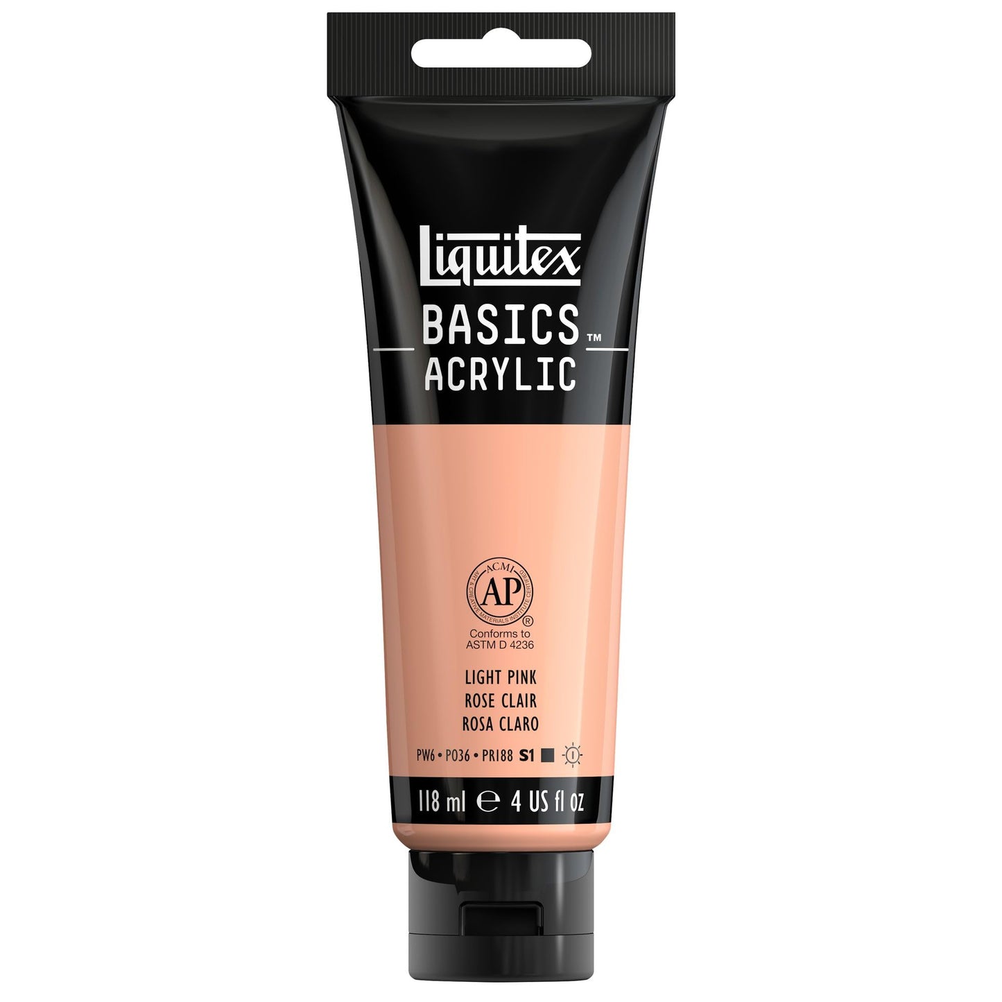 Liquitex BASICS Acrylic Paint, 250ml (8.5-oz) Tube, Cadmium Red Medium Hue