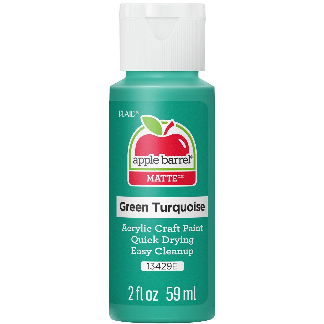 Apple Barrel Acrylic Paint in Assorted Colors (2 Ounce), 20503 White