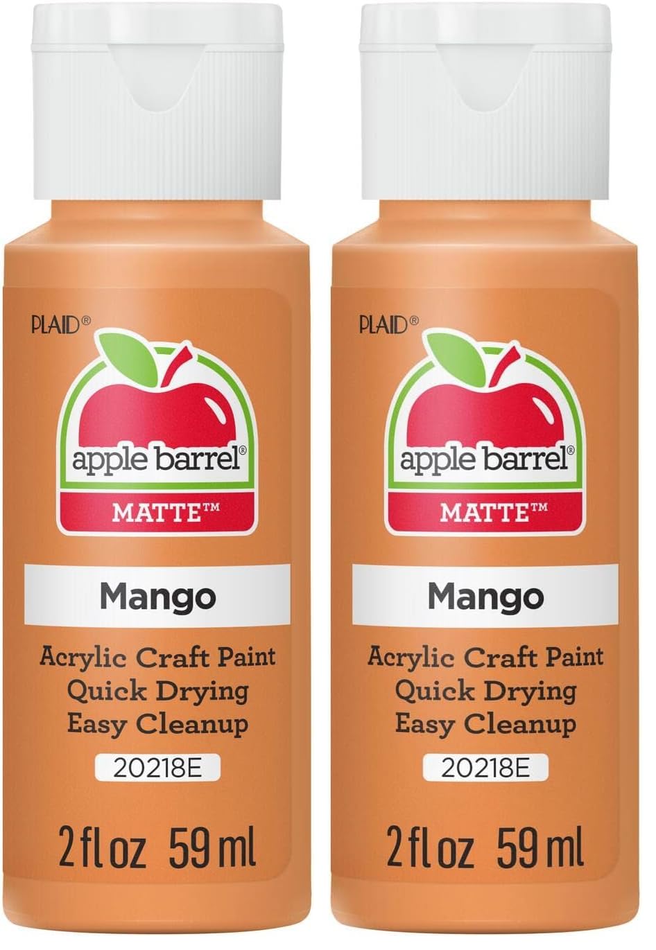Apple Barrel Acrylic Paint in Assorted Colors (2 Ounce), 20503 White
