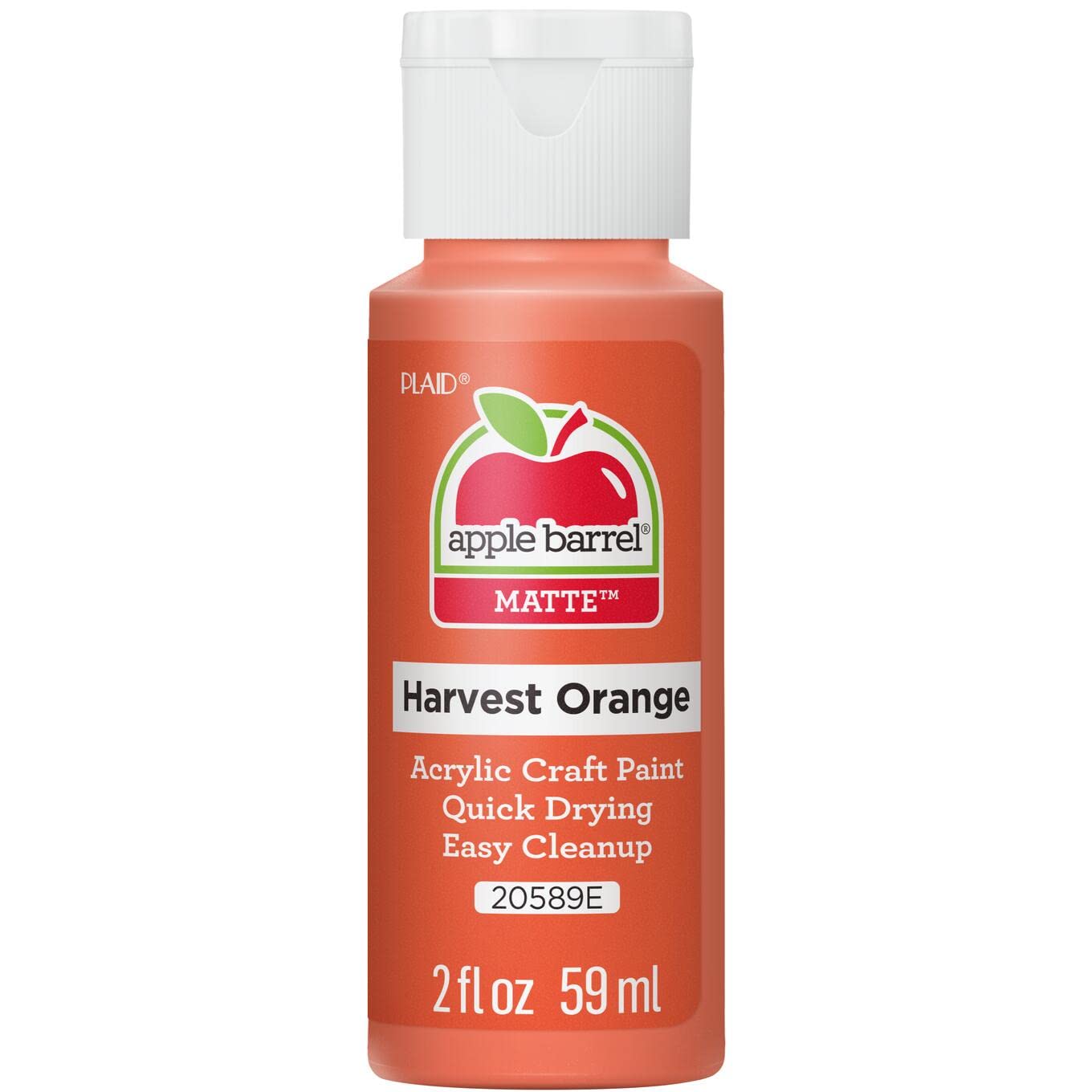 Apple Barrel Acrylic Paint in Assorted Colors (2 Ounce), 20503 White