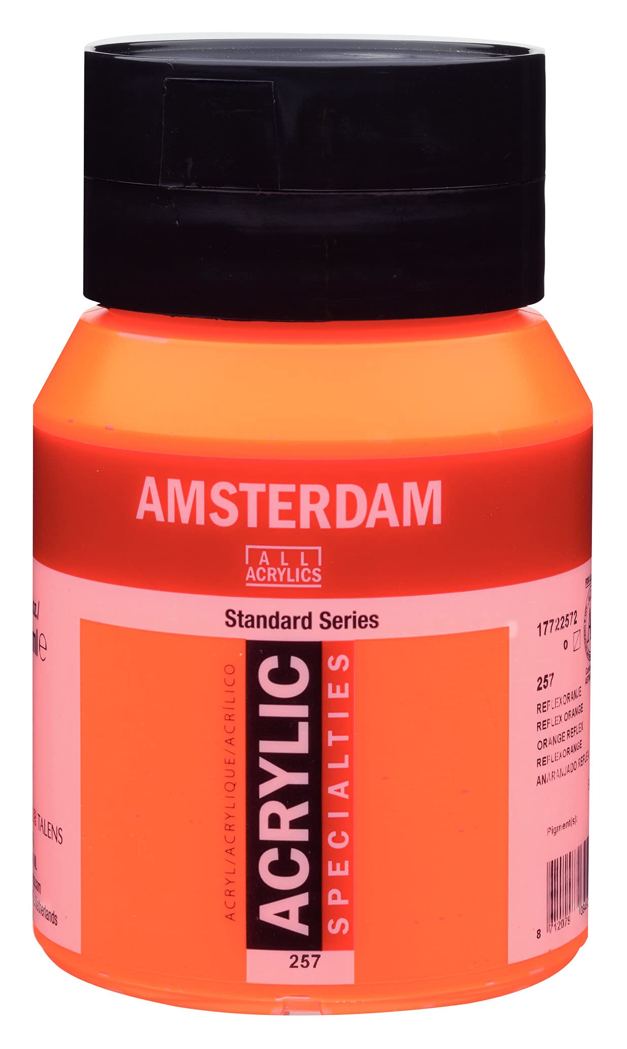 Amsterdam Standard Series Acrylic Paint Tube, Oxide Black 735, 4 fl oz | Vibrant Color with Acrylic Resin Binder, High Lightfastness, Water-Based, Strong Coverage, Visible Brush Strokes