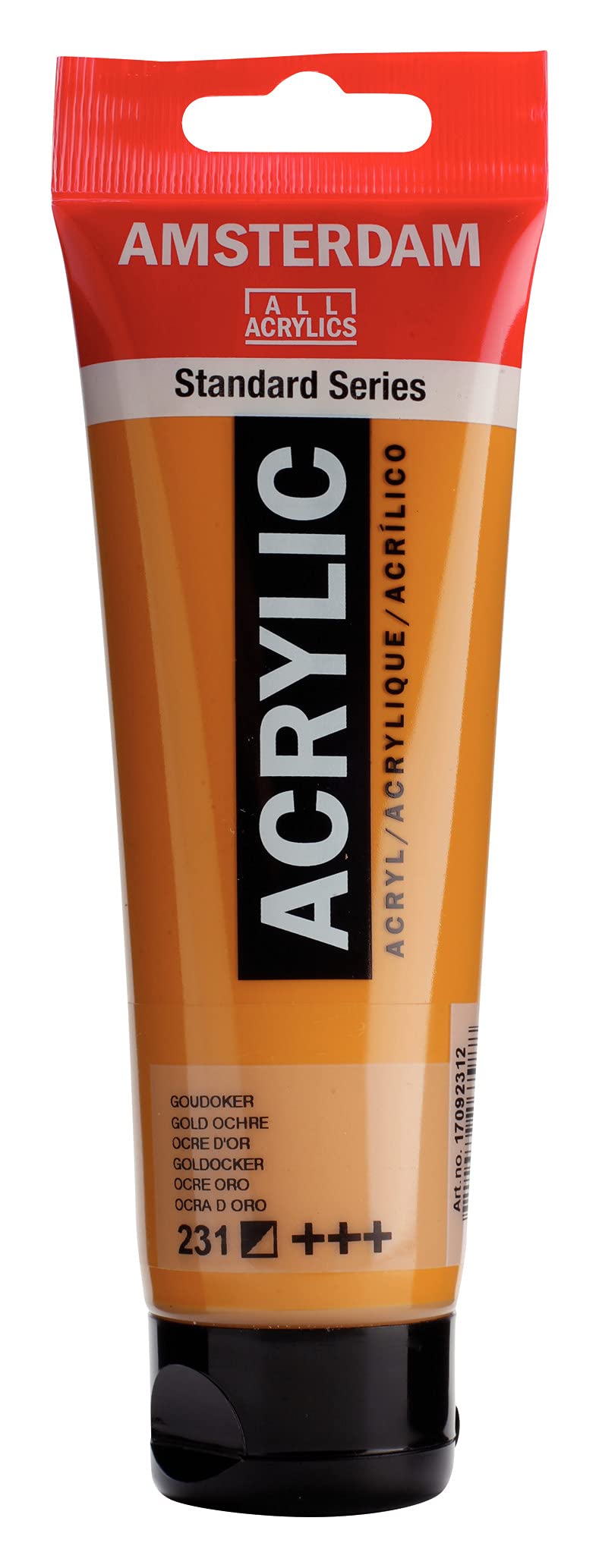 Amsterdam Standard Series Acrylic Paint Tube, Oxide Black 735, 4 fl oz | Vibrant Color with Acrylic Resin Binder, High Lightfastness, Water-Based, Strong Coverage, Visible Brush Strokes