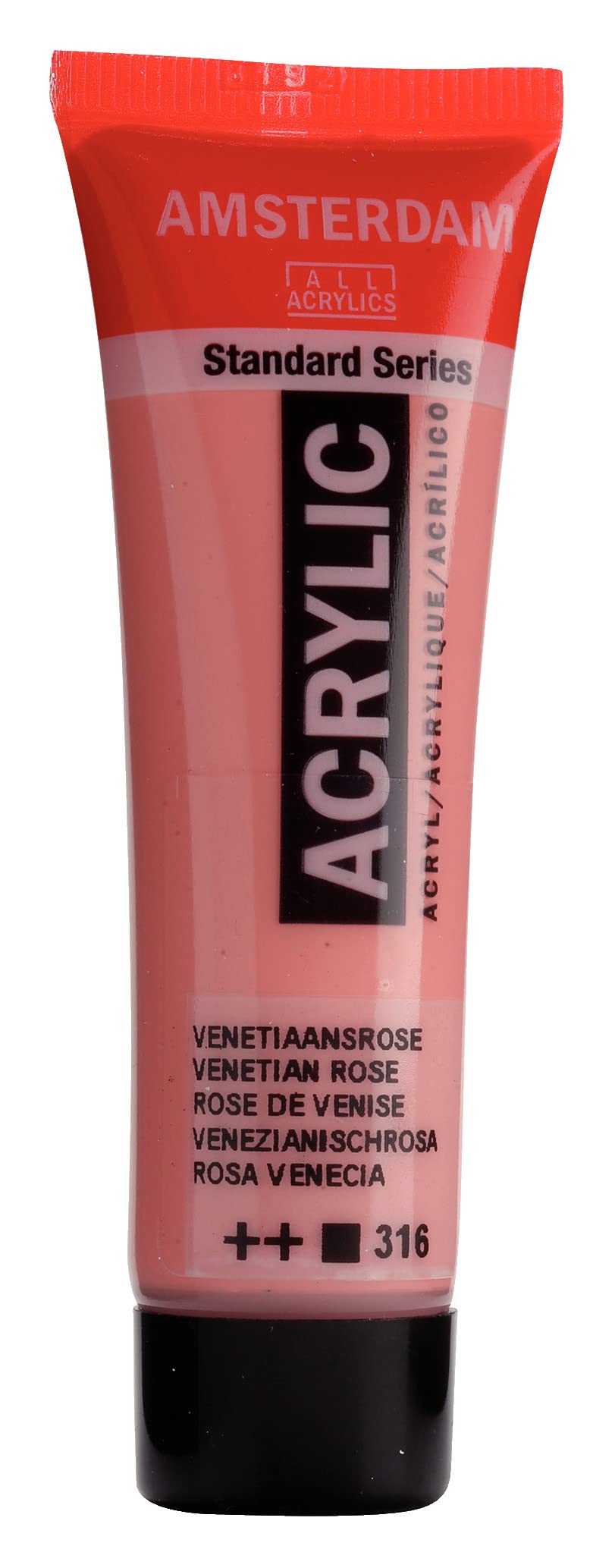 Amsterdam Standard Series Acrylic Paint Tube, Oxide Black 735, 4 fl oz | Vibrant Color with Acrylic Resin Binder, High Lightfastness, Water-Based, Strong Coverage, Visible Brush Strokes