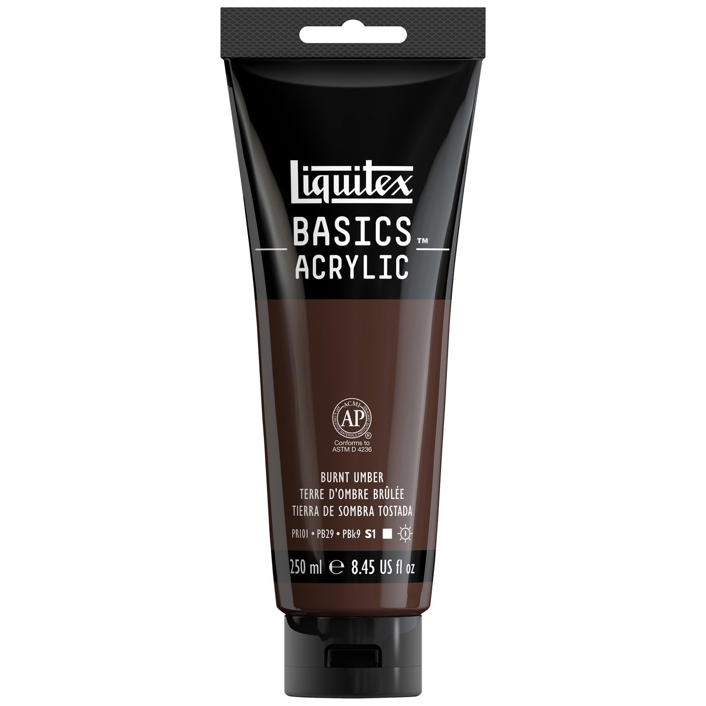 Liquitex BASICS Acrylic Paint, 250ml (8.5-oz) Tube, Cadmium Red Medium Hue