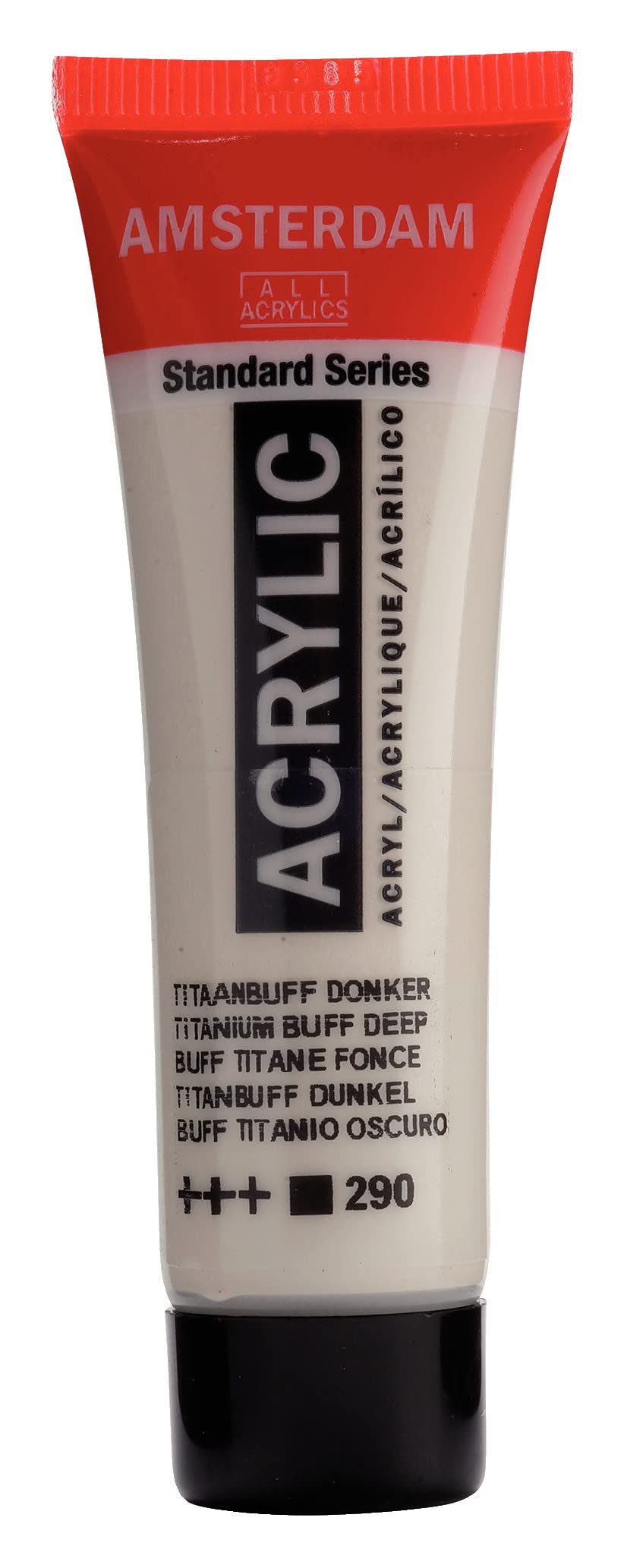 Amsterdam Standard Series Acrylic Paint Tube, Oxide Black 735, 4 fl oz | Vibrant Color with Acrylic Resin Binder, High Lightfastness, Water-Based, Strong Coverage, Visible Brush Strokes