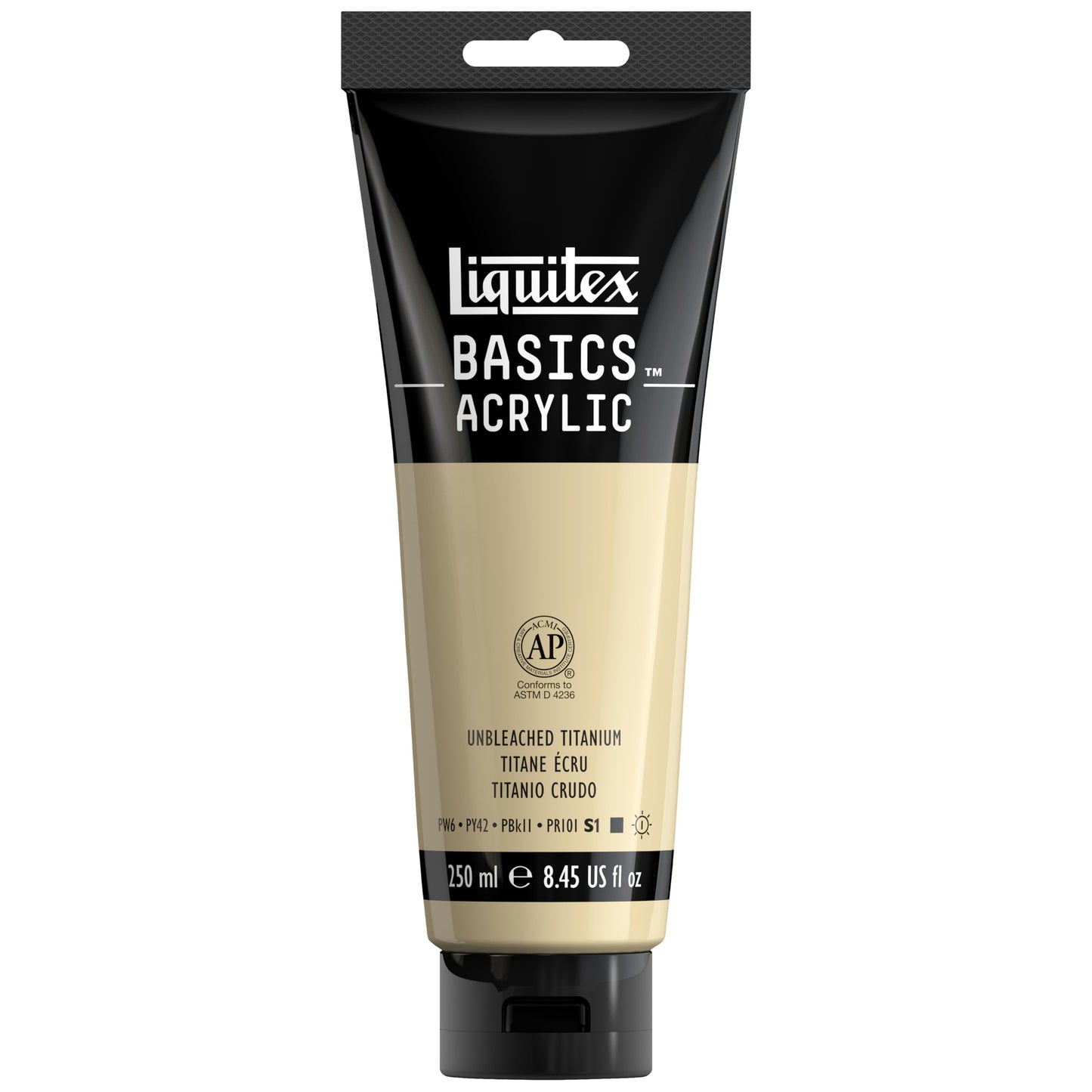 Liquitex BASICS Acrylic Paint, 250ml (8.5-oz) Tube, Cadmium Red Medium Hue