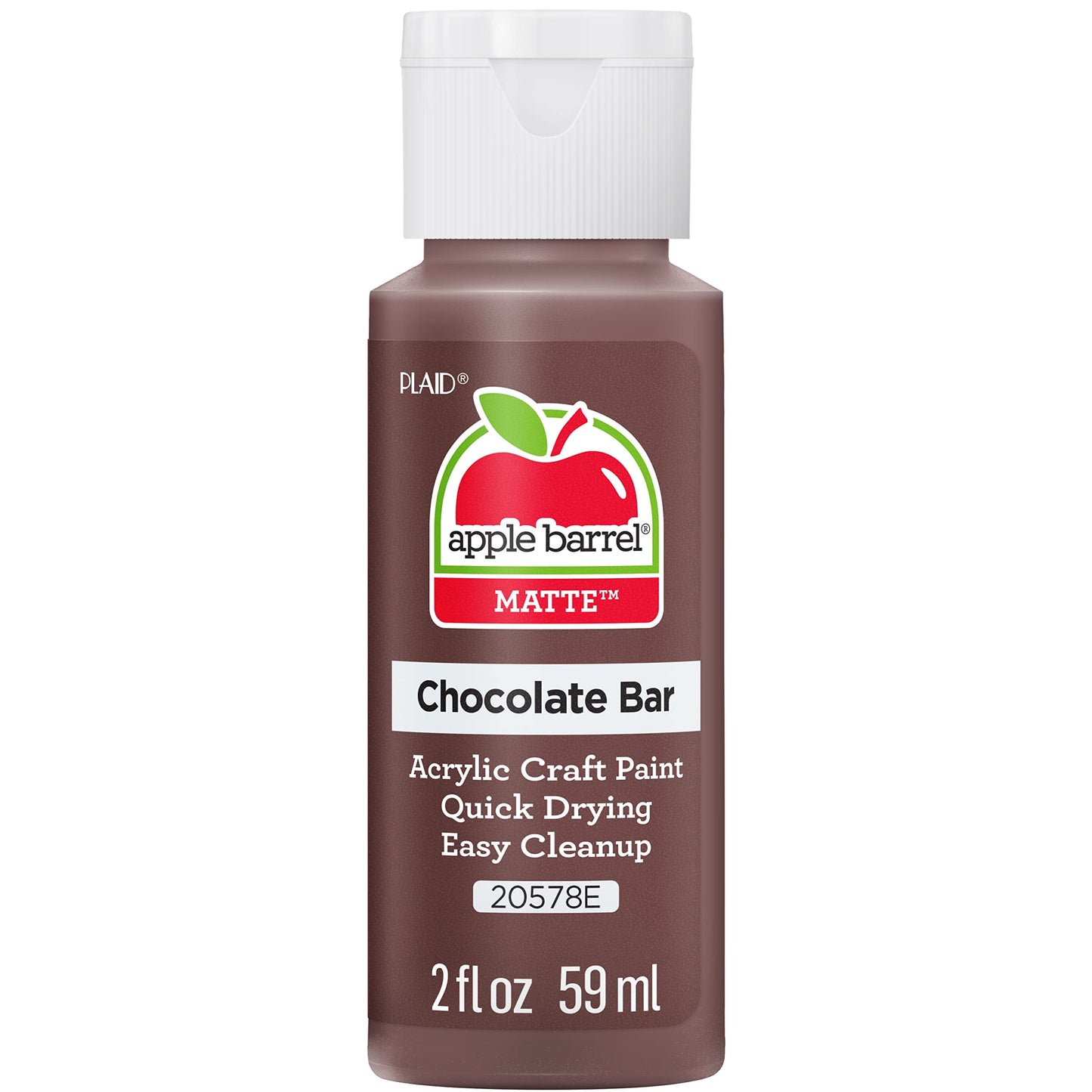 Apple Barrel Acrylic Paint in Assorted Colors (2 Ounce), 20503 White
