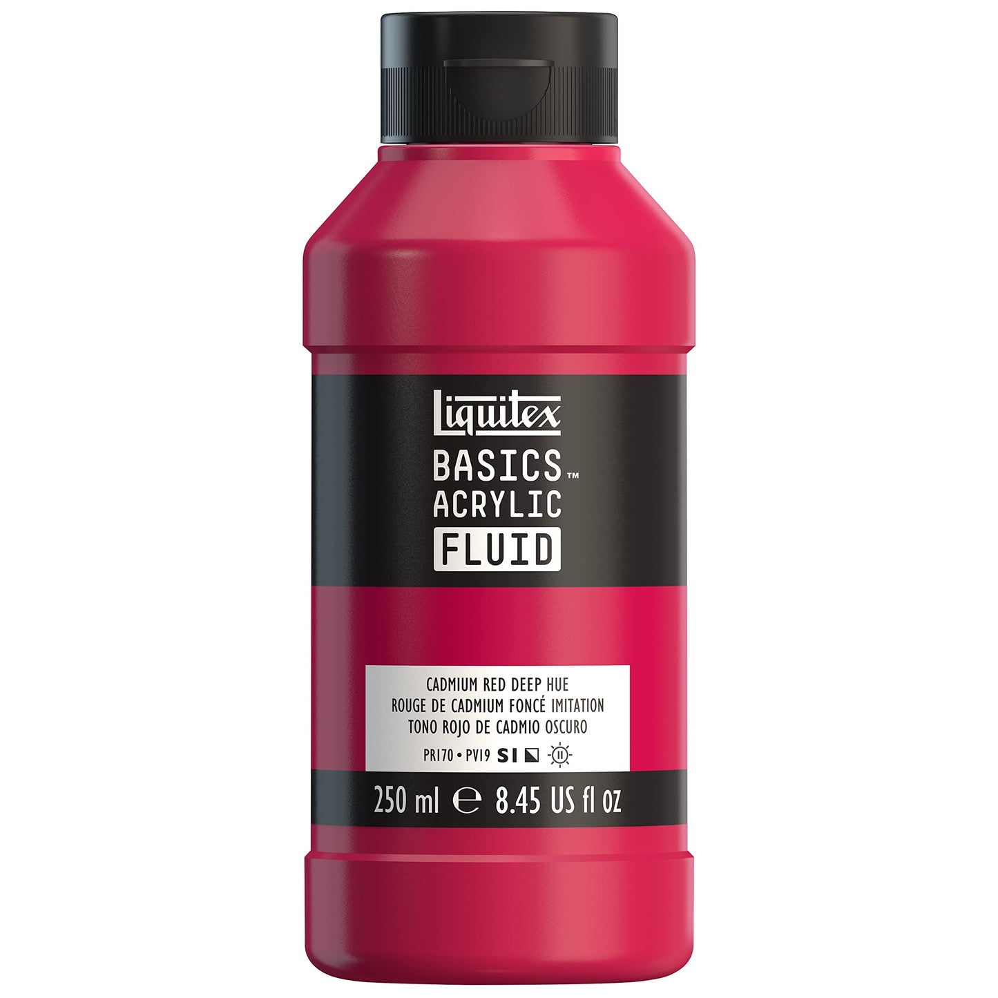 Liquitex BASICS Acrylic Fluid Paint, 118ml (4-oz) Bottle, Alizarin Crimson Permanent Hue