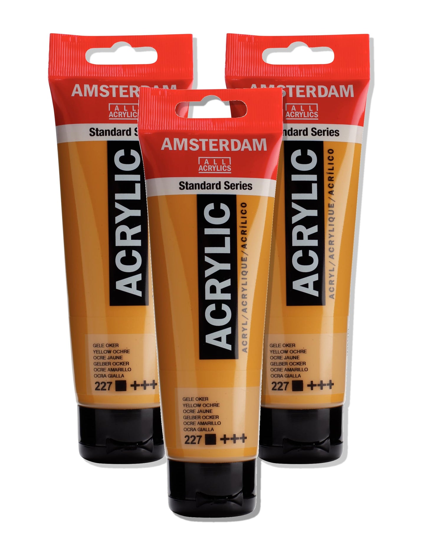 Amsterdam Standard Series Acrylic Paint Tube, Oxide Black 735, 4 fl oz | Vibrant Color with Acrylic Resin Binder, High Lightfastness, Water-Based, Strong Coverage, Visible Brush Strokes