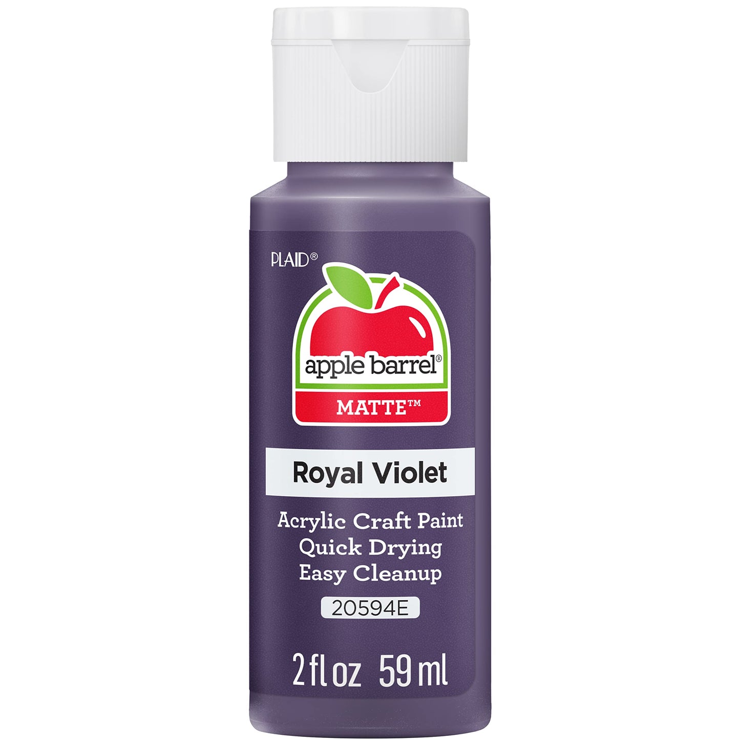 Apple Barrel Acrylic Paint in Assorted Colors (2 Ounce), 20503 White