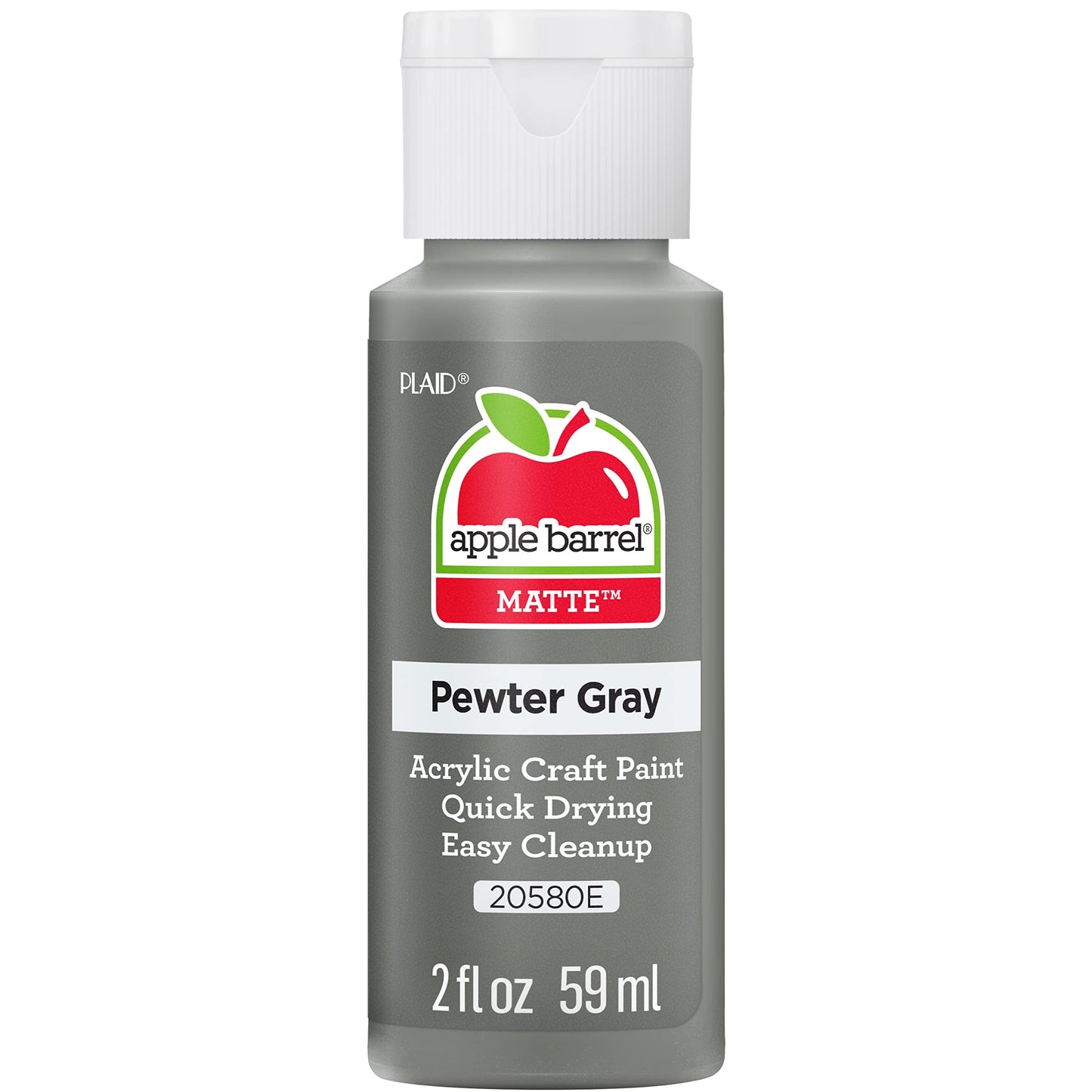 Apple Barrel Acrylic Paint in Assorted Colors (2 Ounce), 20503 White
