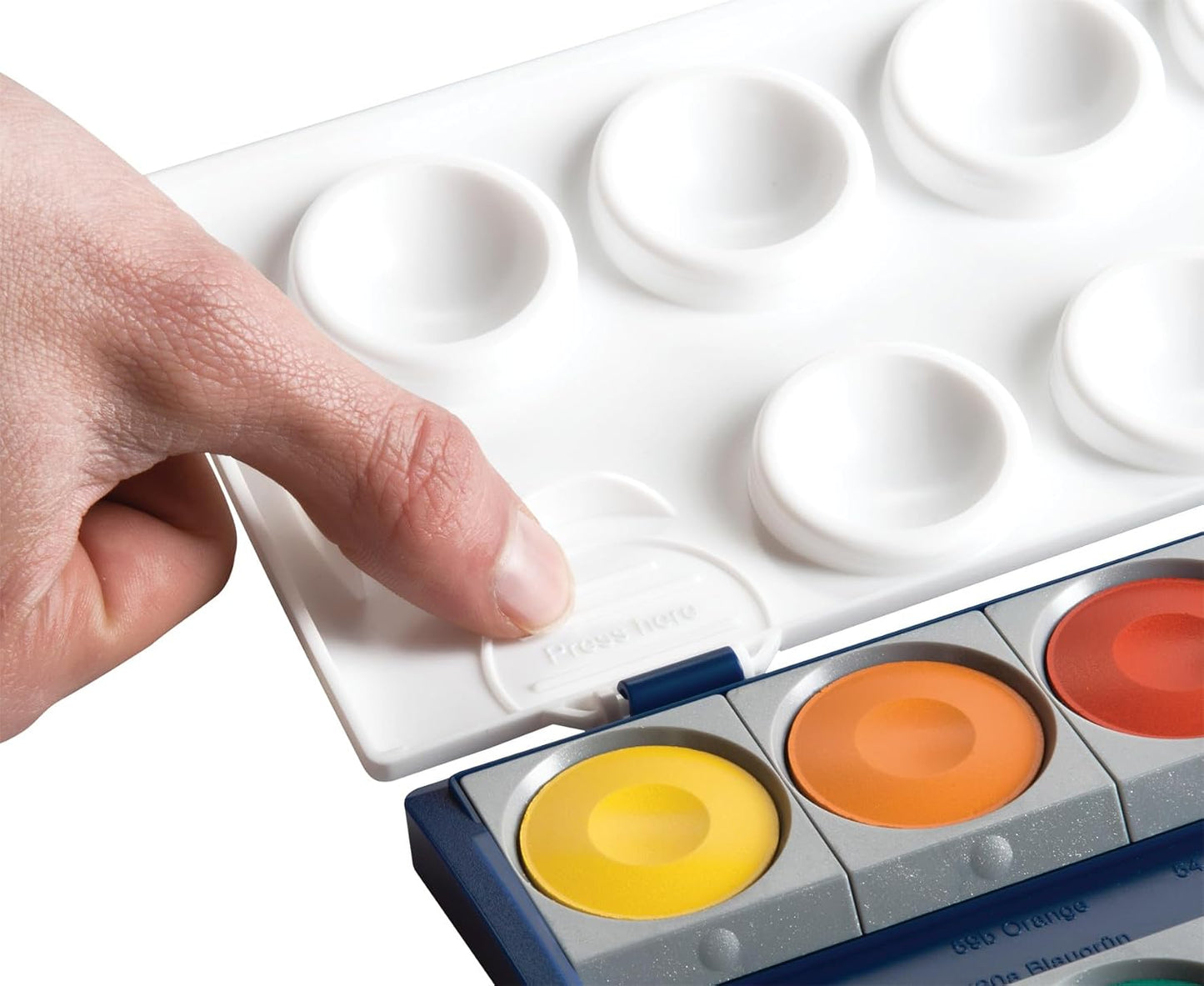 Pelikan Opaque Watercolor Paint Set, 12 Colors Plus Chinese White Tube (720854)