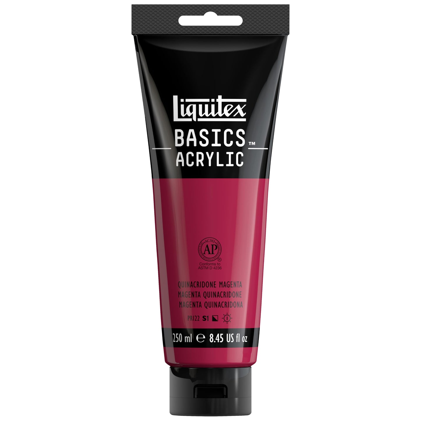 Liquitex BASICS Acrylic Paint, 250ml (8.5-oz) Tube, Cadmium Red Medium Hue