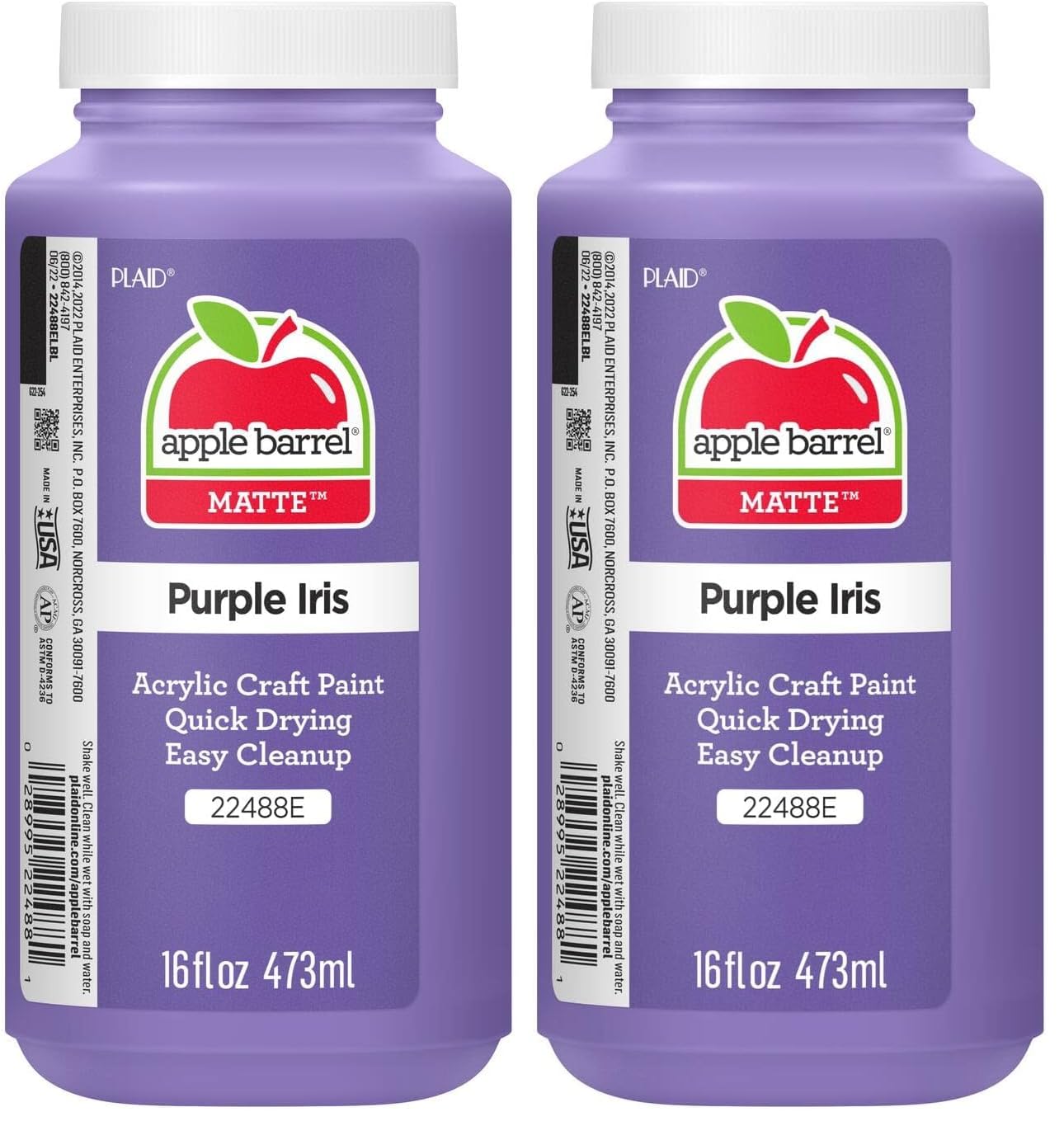 Apple Barrel Acrylic Paint in Assorted Colors (16 Ounce), 21142 Cobalt Blue