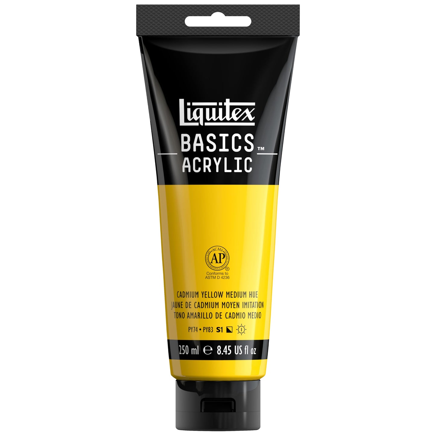 Liquitex BASICS Acrylic Paint, 250ml (8.5-oz) Tube, Cadmium Red Medium Hue