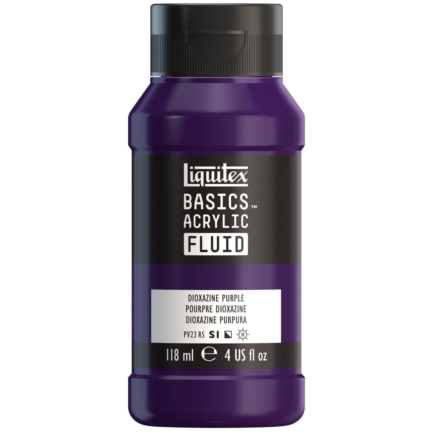 Liquitex BASICS Acrylic Fluid Paint, 118ml (4-oz) Bottle, Alizarin Crimson Permanent Hue