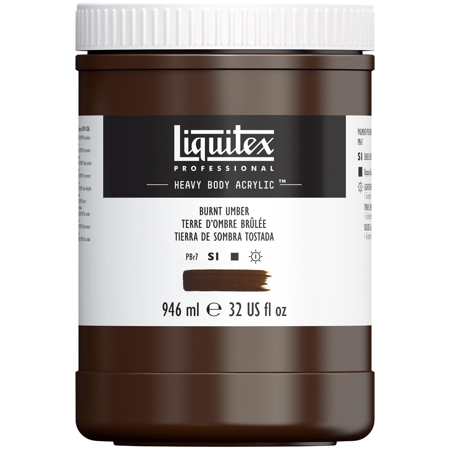 Liquitex Professional Heavy Body Acrylic Paint, 2-oz (59ml) Tube, Burnt Sienna